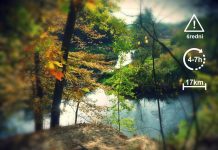 Rzeka Rawka na trasie Budy Grabskie – Bolimowska Wieś, Meandry Rawki