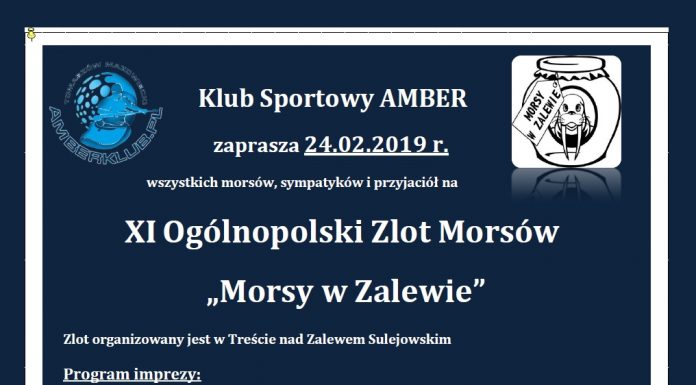 XI Ogólnopolski Zlot Morsów „Morsy w Zalewie”