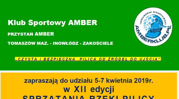 XII edycja akcji CZYSTA i BEZPIECZNA PILICA OD ŹRÓDEŁ DO UJŚCIA